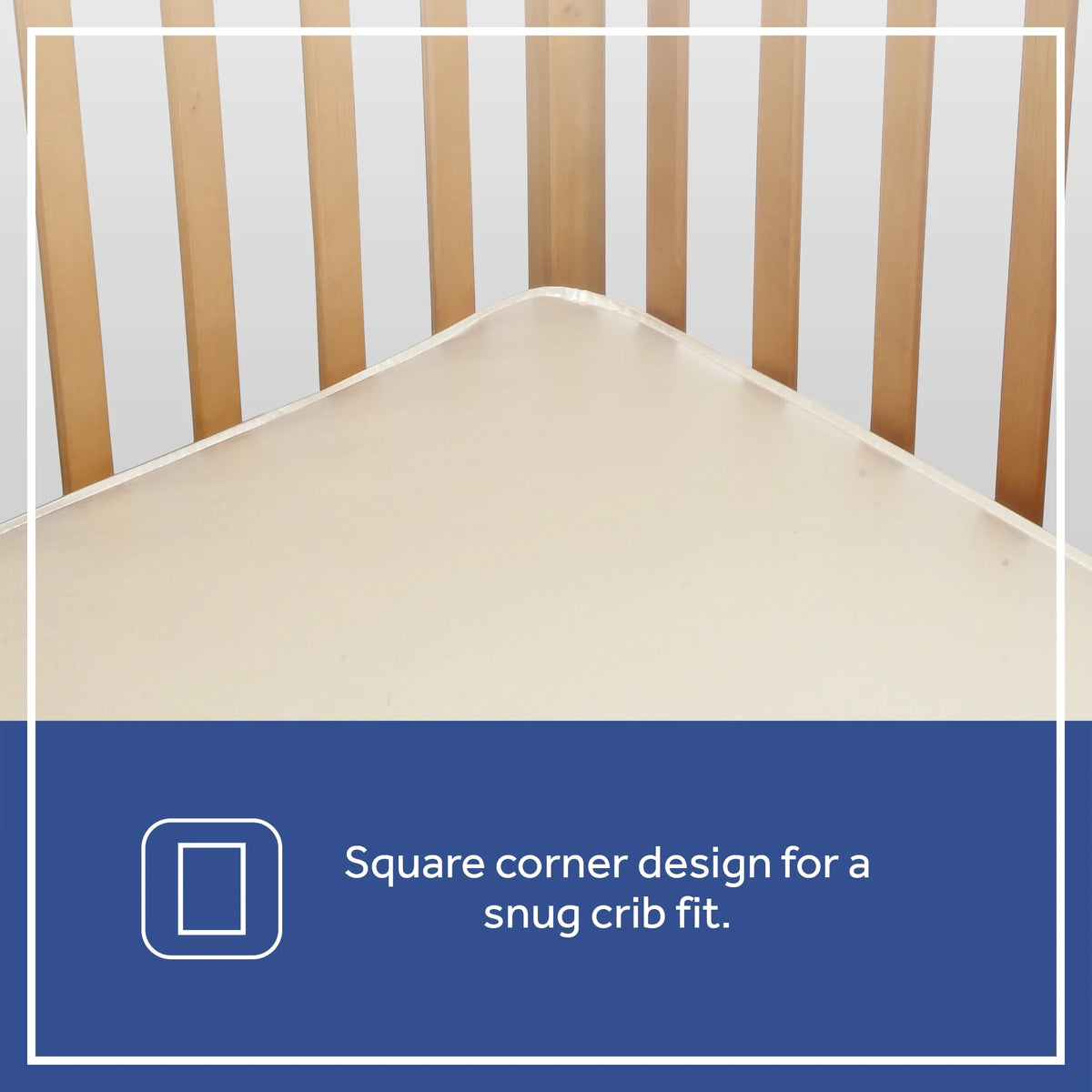 Serene Duo-Sleek Crib Mattress, 2-Stage Foam Baby Mattress, Toddler Mattress, Waterproof