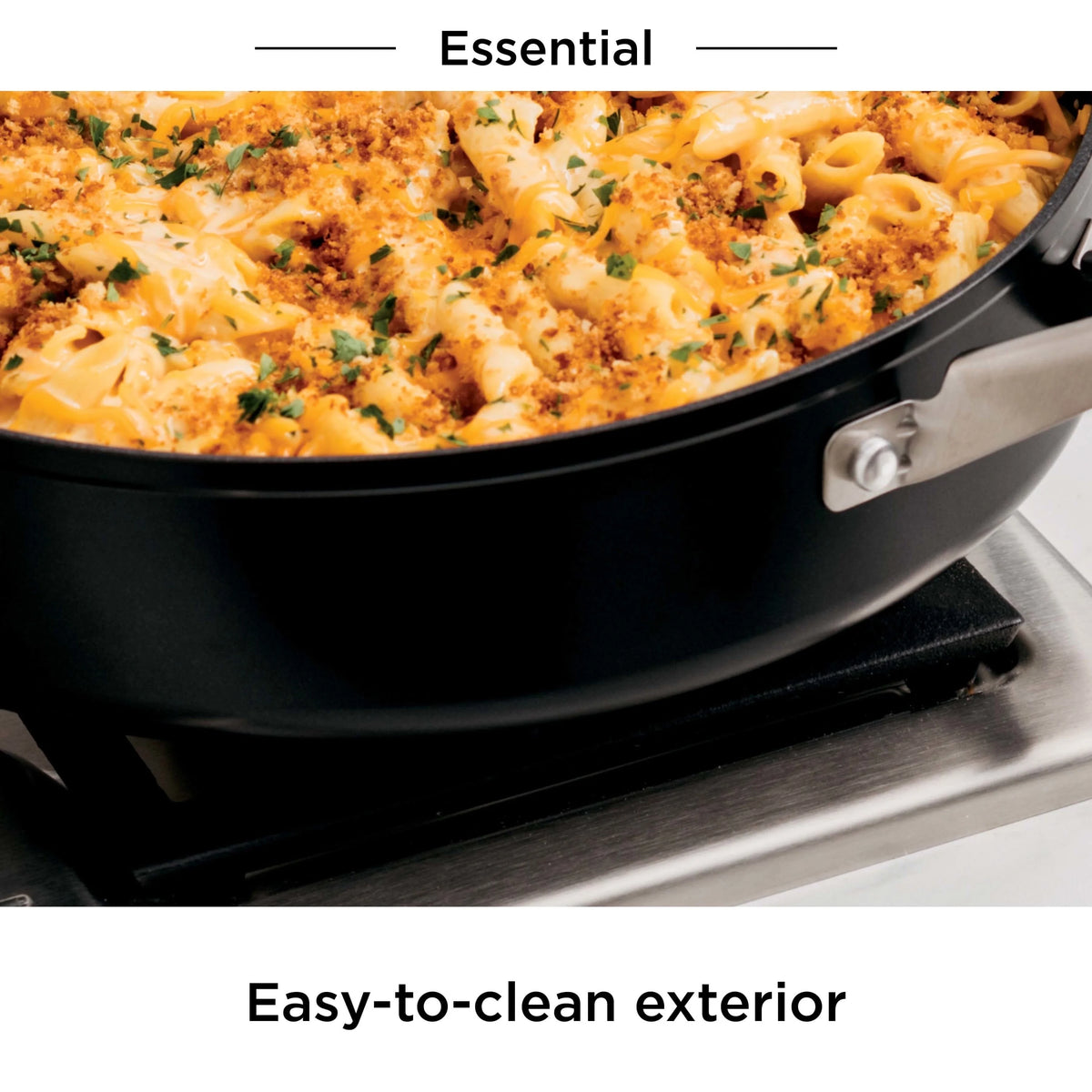 Ninja Foodi NeverStick Essential 12" Fry Pan, Black