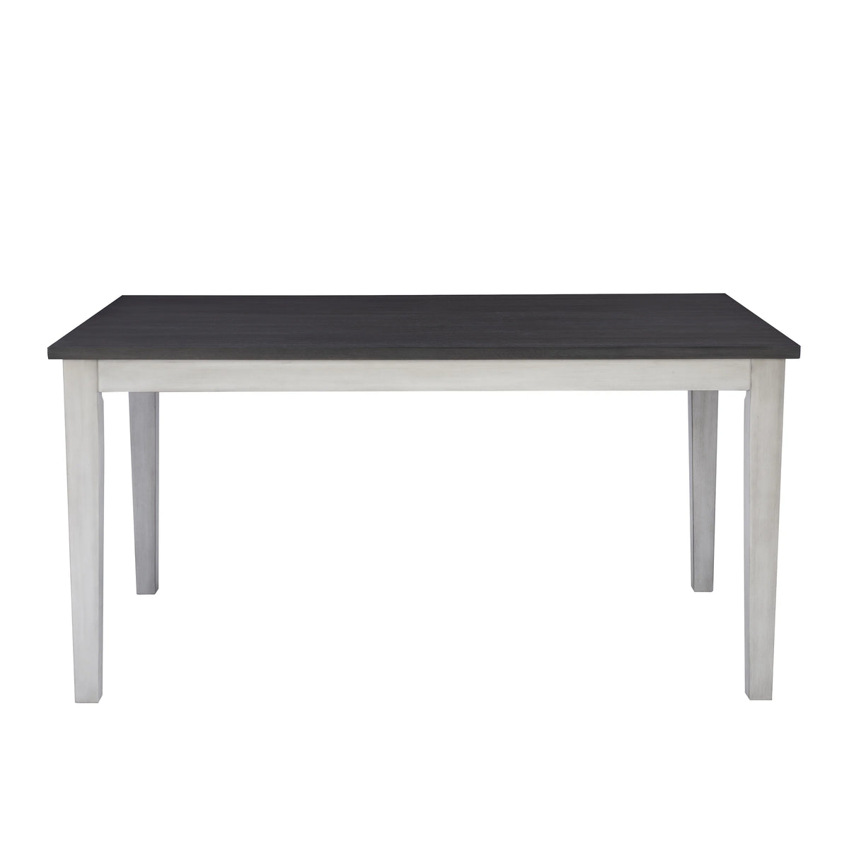Powell Drew 7-Piece Farmhouse Acacia Dining Table with Chairs, White/Gray