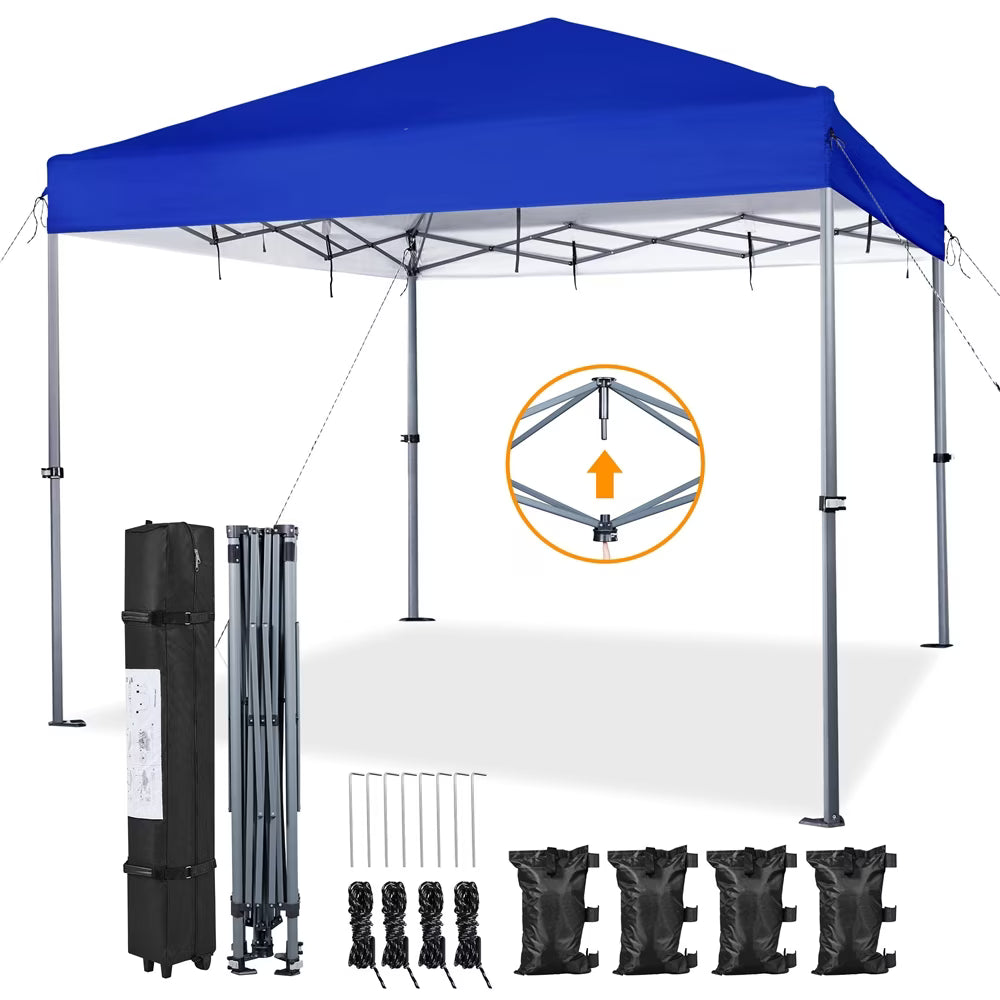 Renwick 12x12ft Pop-up Canopy Tent, Blue