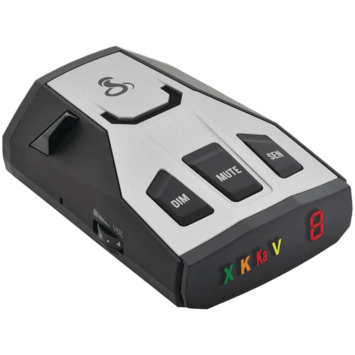 Cobra RAD 350 Laser Radar Detector - Long Range, False Alert Filter, OLED Display, Front & Rear Detection