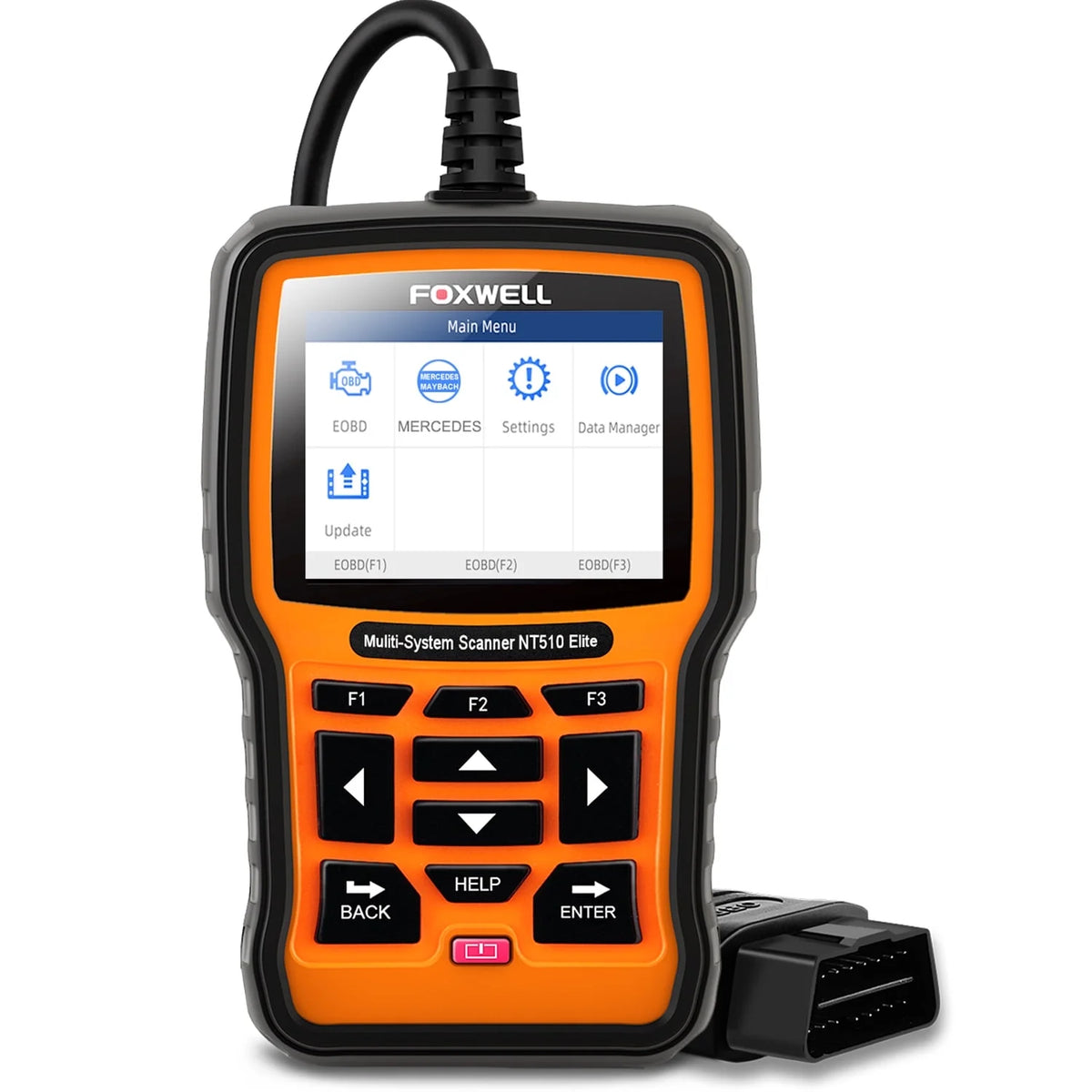 FOXWELL NT510 ELITE OBD2 Scanner For BMW Bidirectional Full Systems Car Diagnostic Scan Tool Active Test SRS EPB SAS Code Reader
