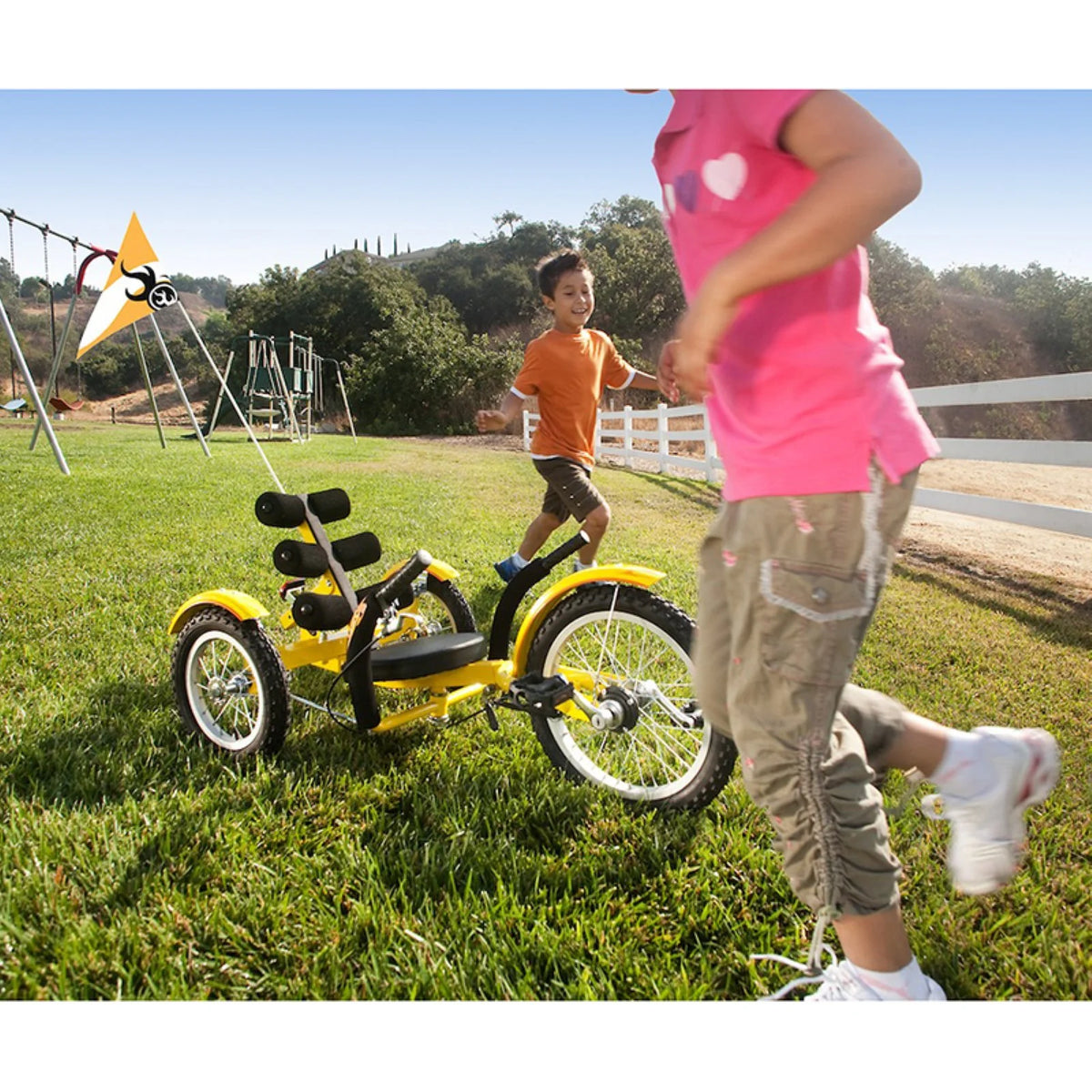 Mobo Mobito: The Ultimate 3-Wheeled Cruiser, Youth - Yellow Unisex