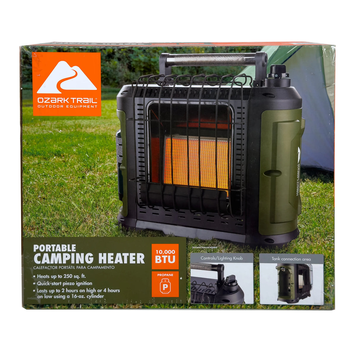 Ozark Trail 10,000 BTU Portable Propane Heater - New