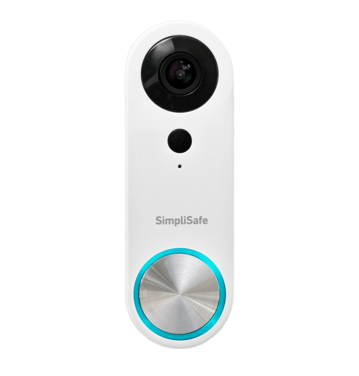 SimpliSafe SSDB3 Pro Video Doorbell, Wired - White.