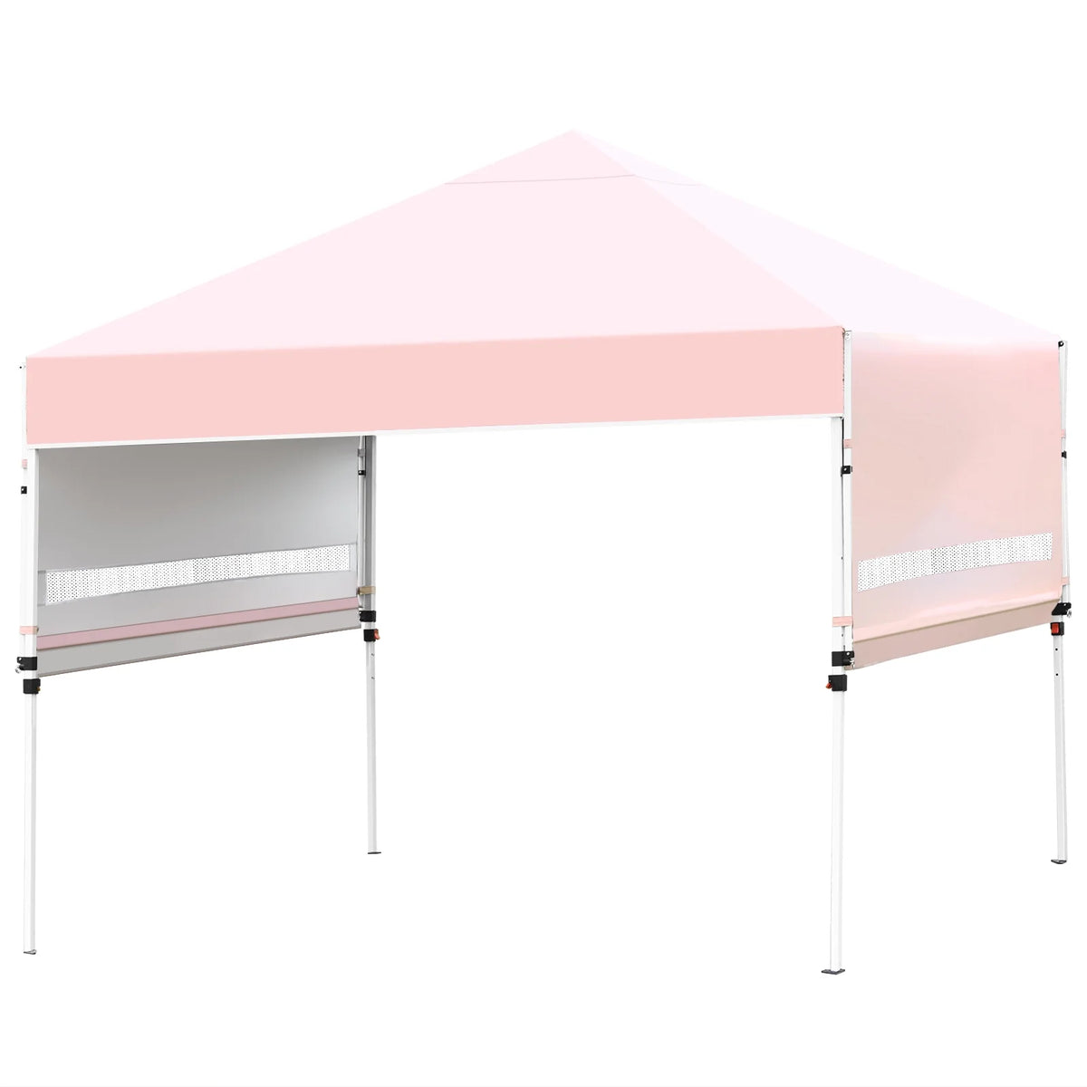 Patiojoy 10x17ft Pop up Canopy  3 Height Adjustment Folding Tent with Roller Bag White
