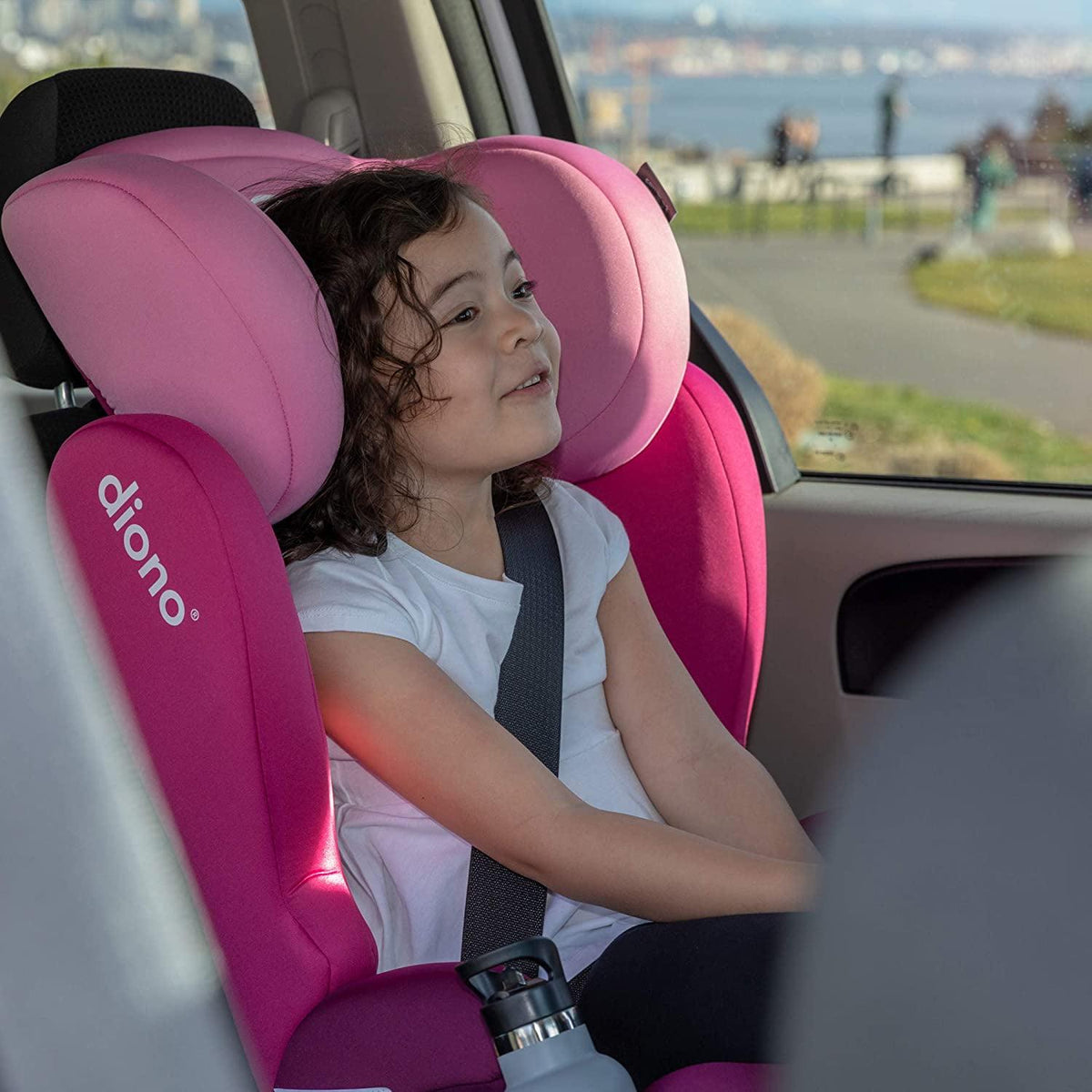 Diono Cambria 2 Latch 2-in-1 XL Highback Booster Car Seat. Black