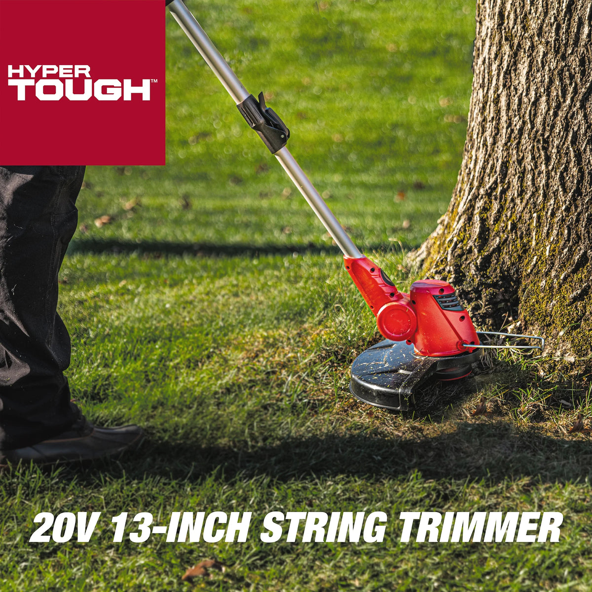 Hyper Tough 20V Max Cordless 13-inch Battery Powered String Trimmer, HT22-401-03-05