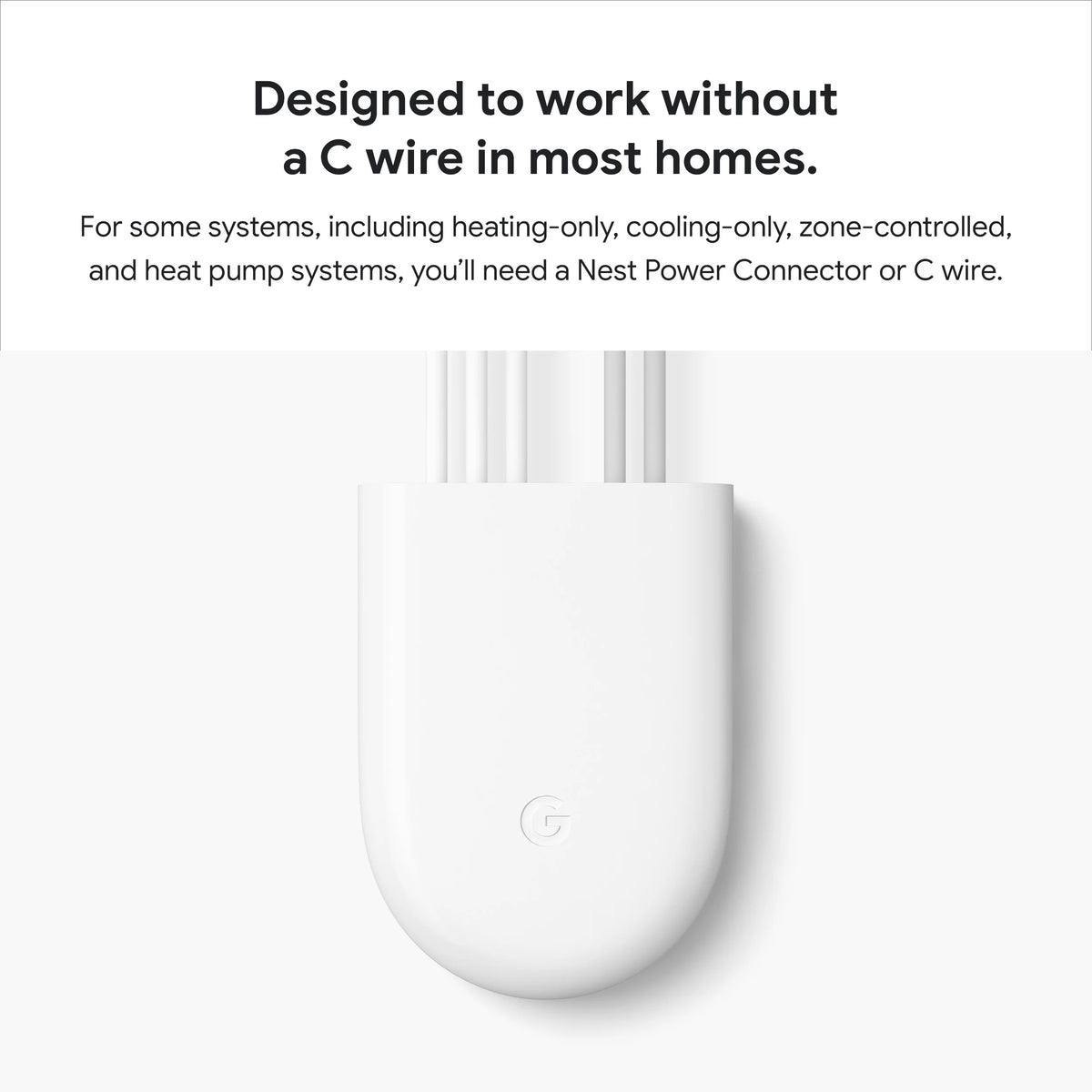 Google Nest  Thermostat - Smart Programmable Wi-Fi GA01334-US - Snow