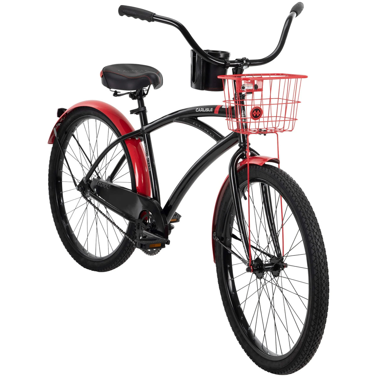 Huffy 26 In. Carlisle Men’s Comfort Cruiser Bike, Black