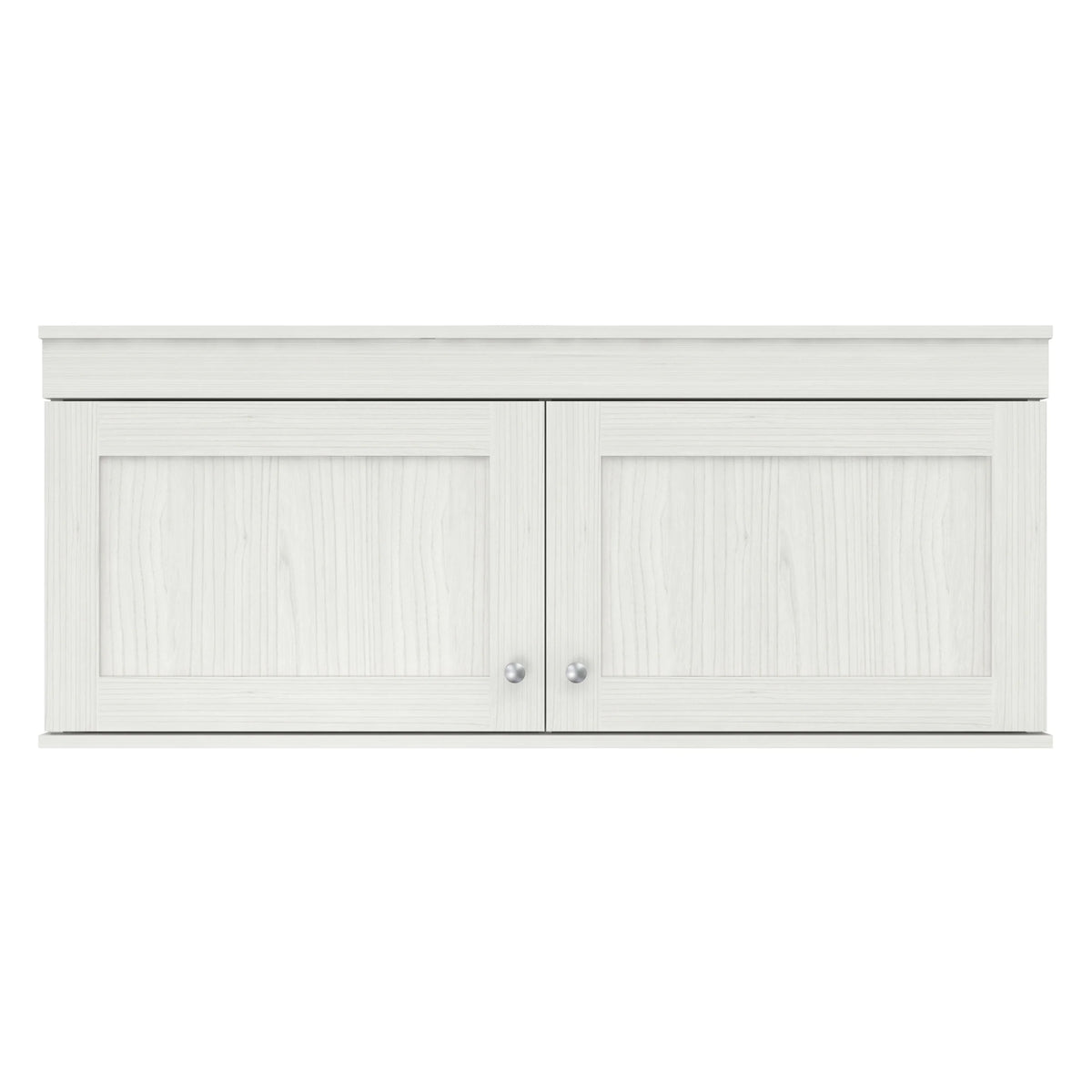 Inval Shaker Wall Mounted 2-Door Laminate Kitchen Cabinet 47"W, Washed Oak