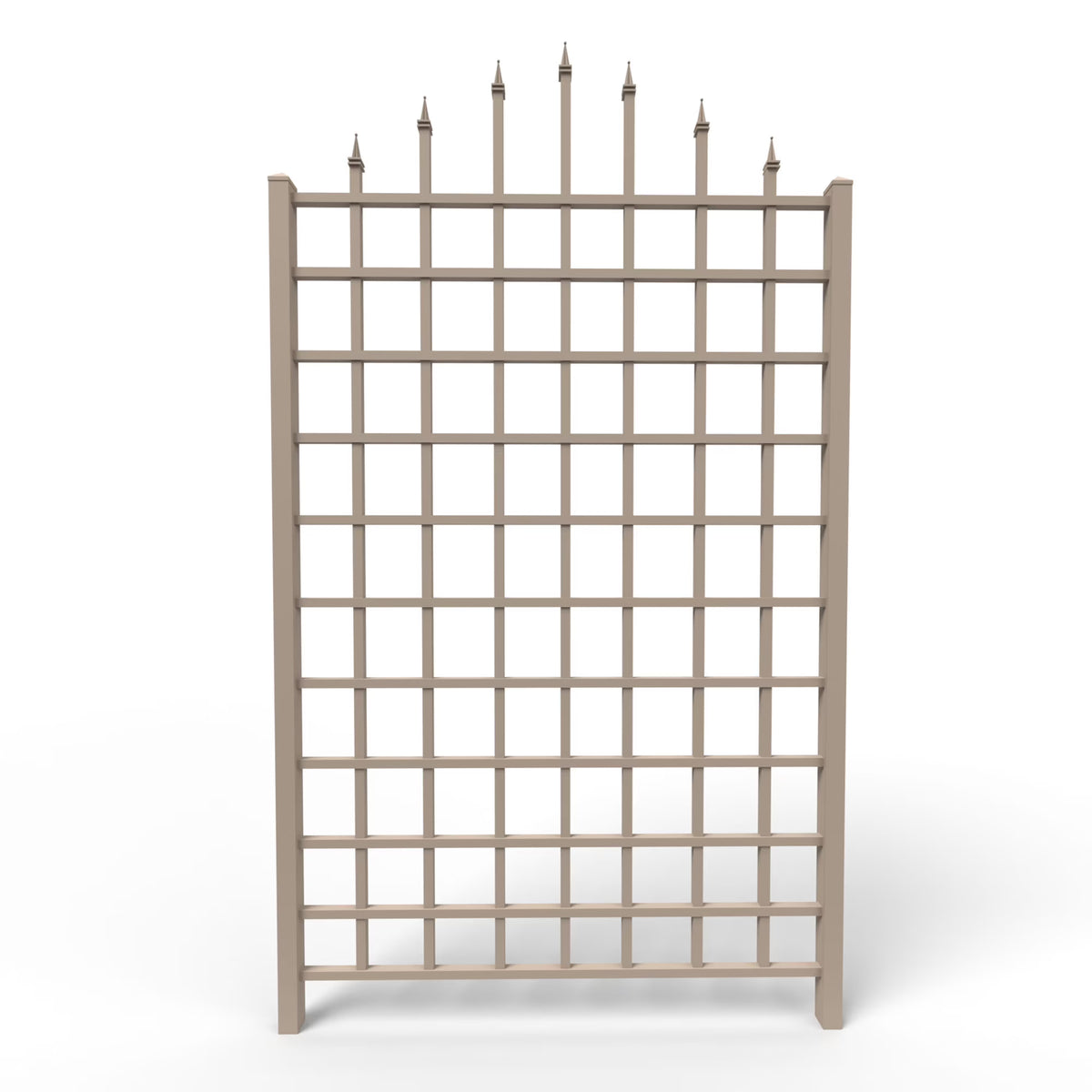 Dura-Trel Winchester 57 by 95 Inch Outdoor Garden Patio Trellis, Mocha