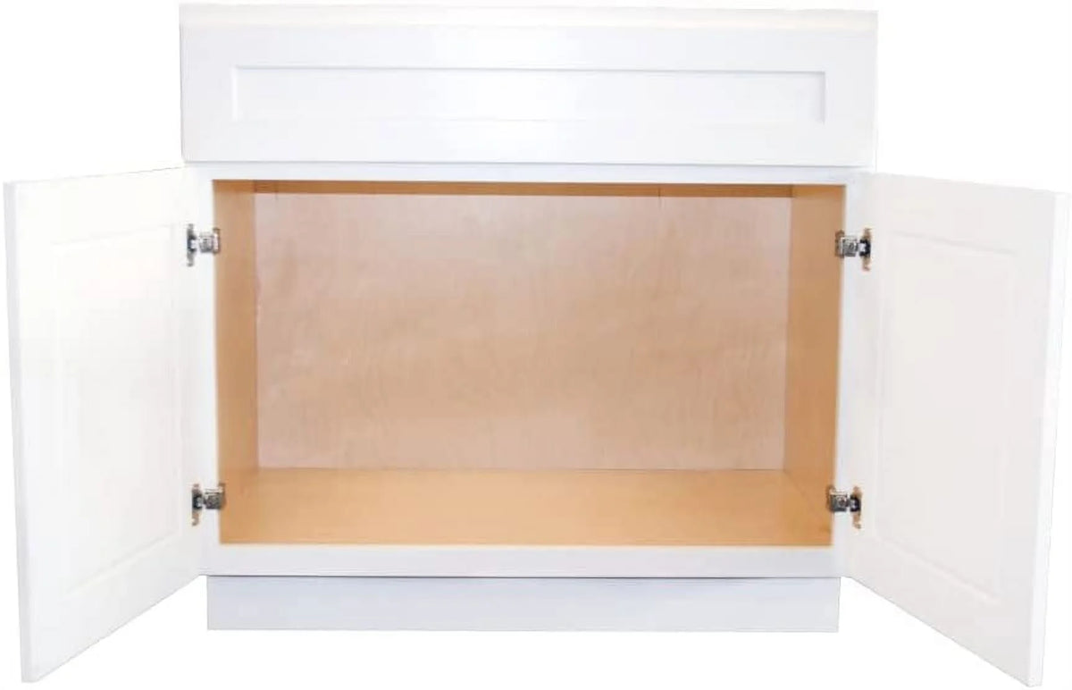 Craftline Ready to Assemble Shaker White Vanity Cabinets