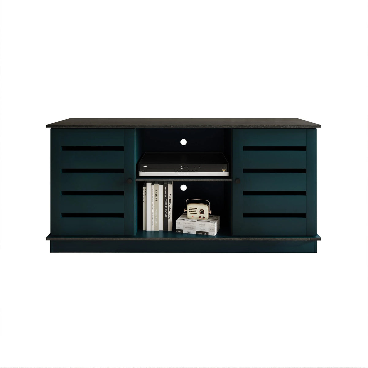 Castle Place Vintage TV Stand Console for TVs up to 50", Blue
