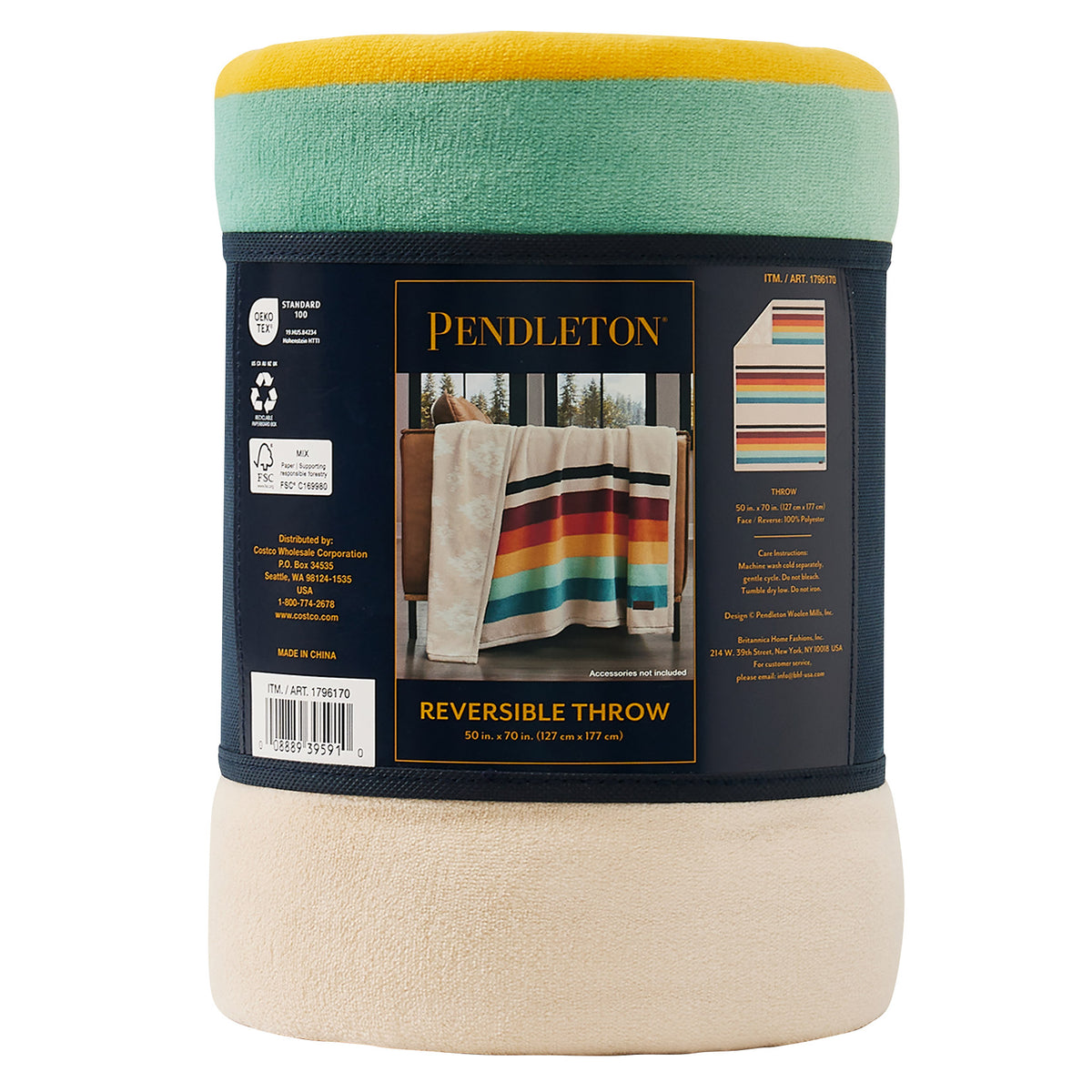 Pendleton Reversible Plush Throw