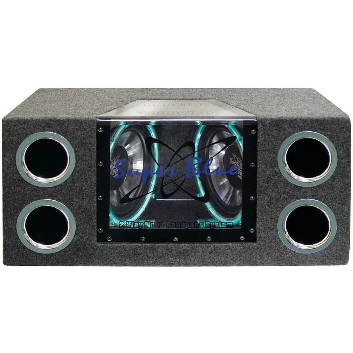PYRAMID BNPS102 10" 1000W Subwoofer Enclosure Subs Box + Audiopipe Amplifier Amp