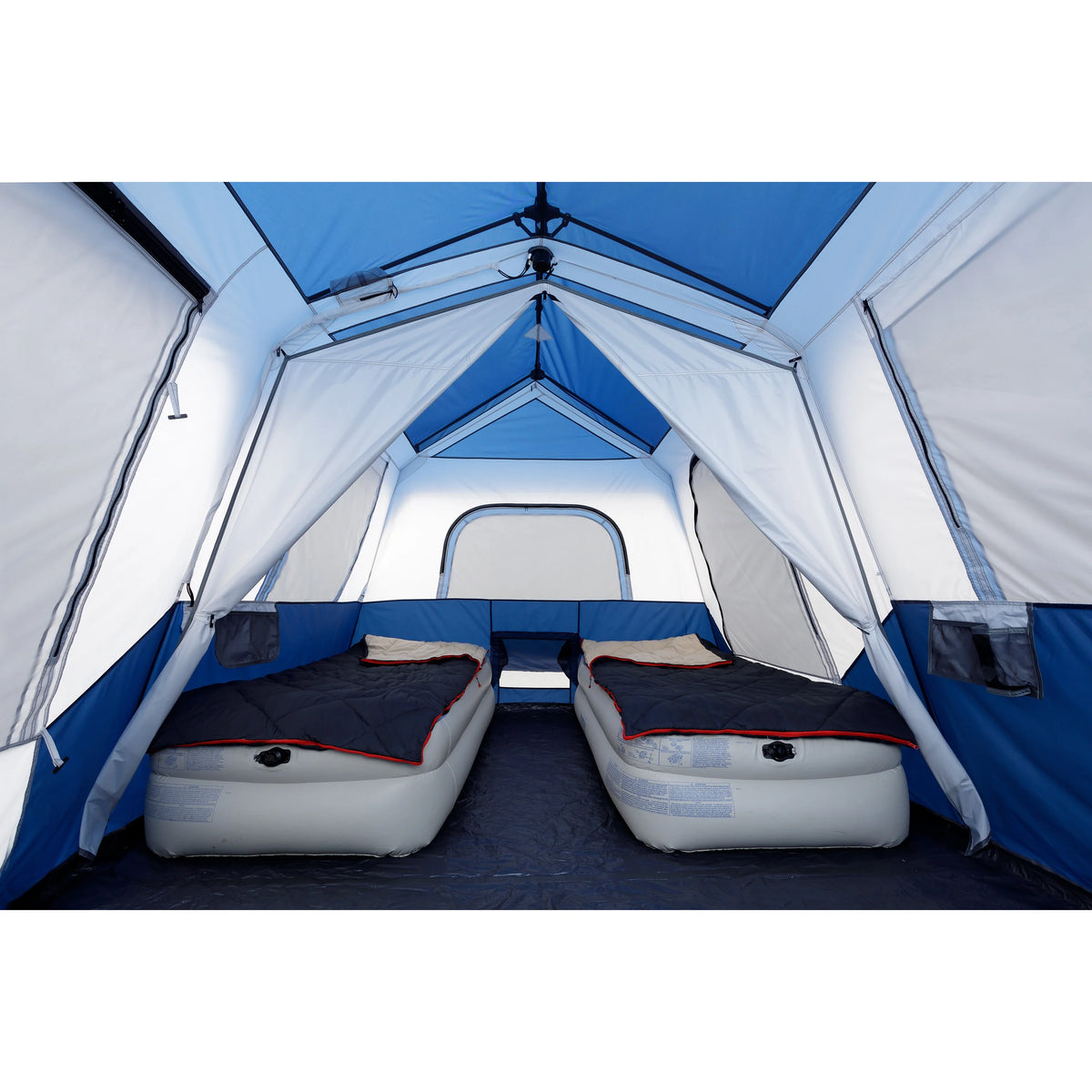 Ozark Trail 8' x 7' 4-Person Instant Cabin Tent with LED Lighted Hub, 19 lbs