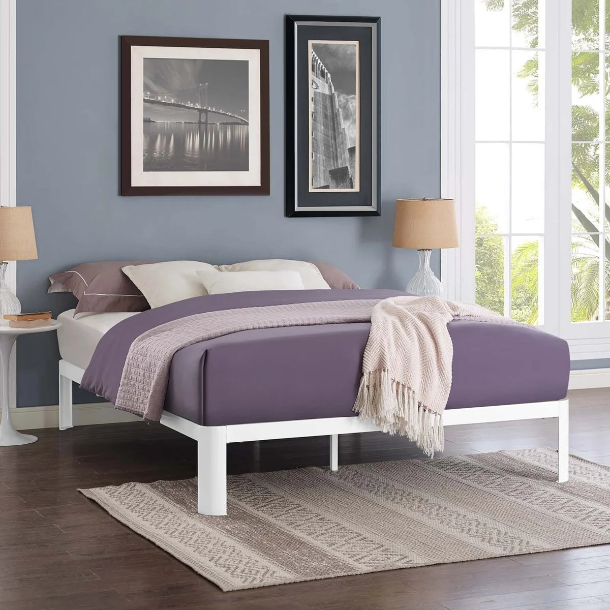 Modway Corinne Full Bed Frame in Brown