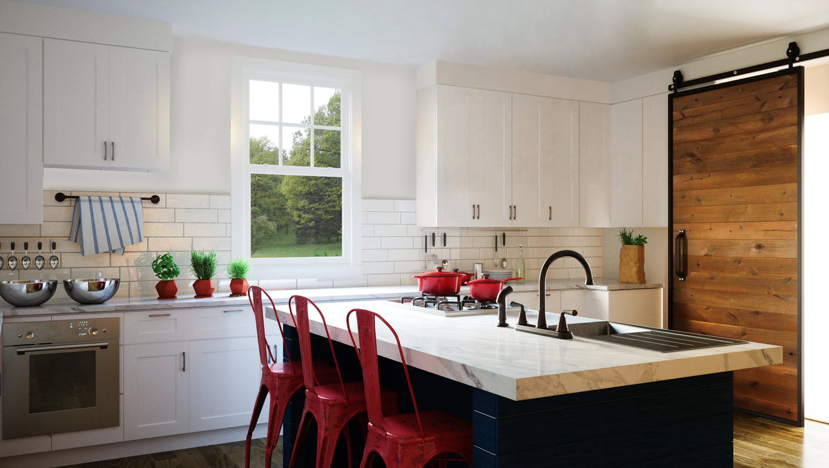 Design House 613570 Brookings Corner Wall Kitchen Cabinet 24x30x12, White