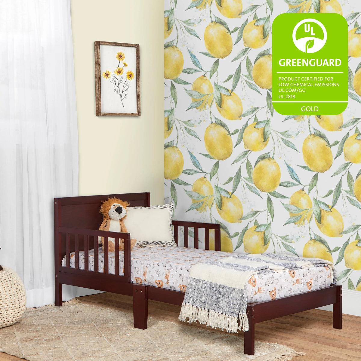 Dream On Me Brookside Toddler Bed, Espresso