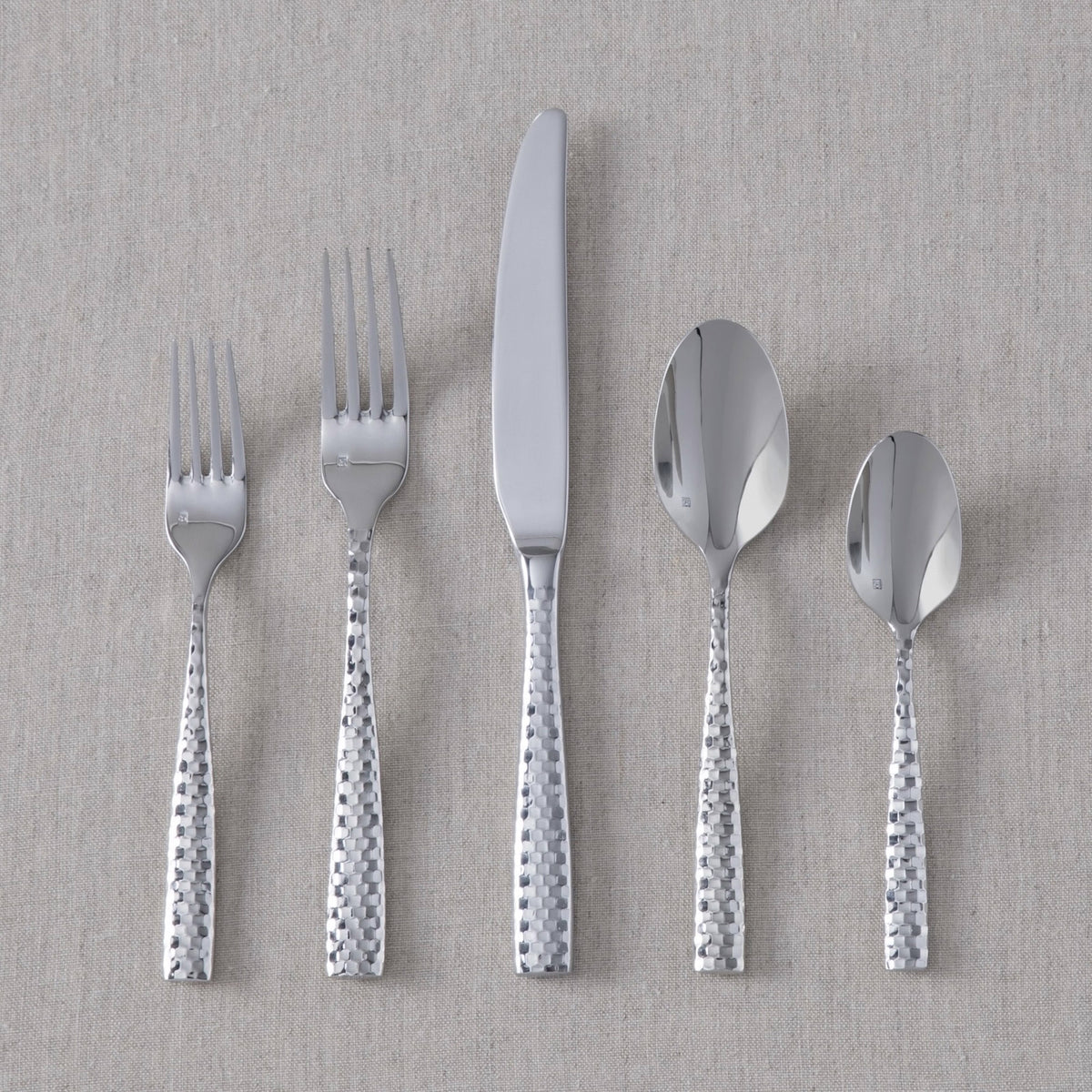 Fortessa Lucca Faceted 20-piece Flatware Set