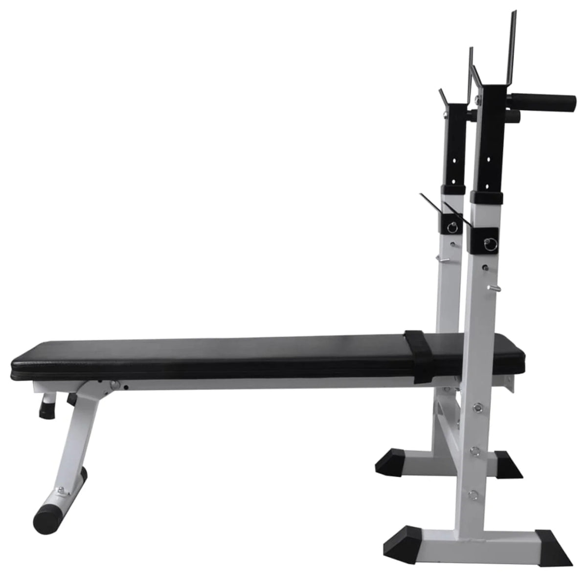 Htovila Workout Bench with Weight Rack, Barbell and Dumbbell Set 264.6 lb