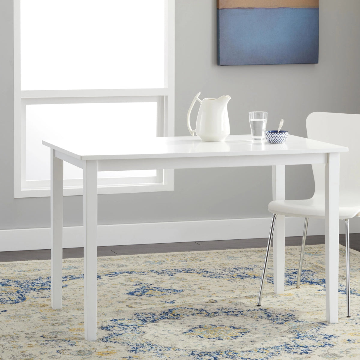 TMS Mid-Century Modern Dining Table, Multiple Finishes