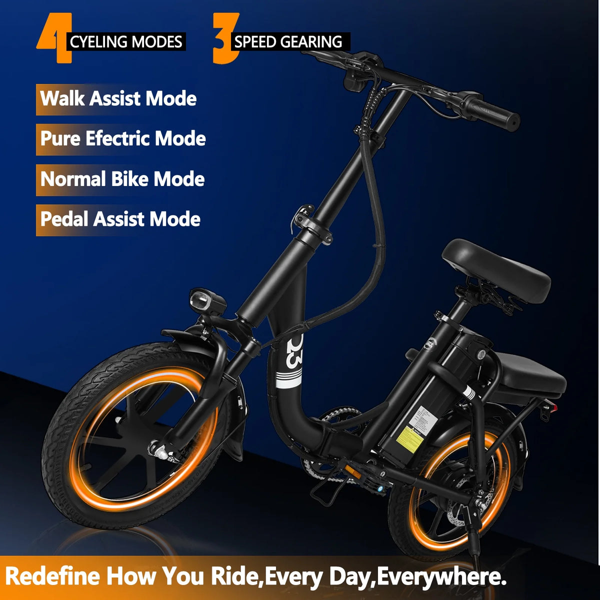 Bycyla Electric Bike for Adults,500W Brushless Motor Ebike with 12Ah Removable Battery,Multi-Shock Absorption,Commuter Electric Bicycle