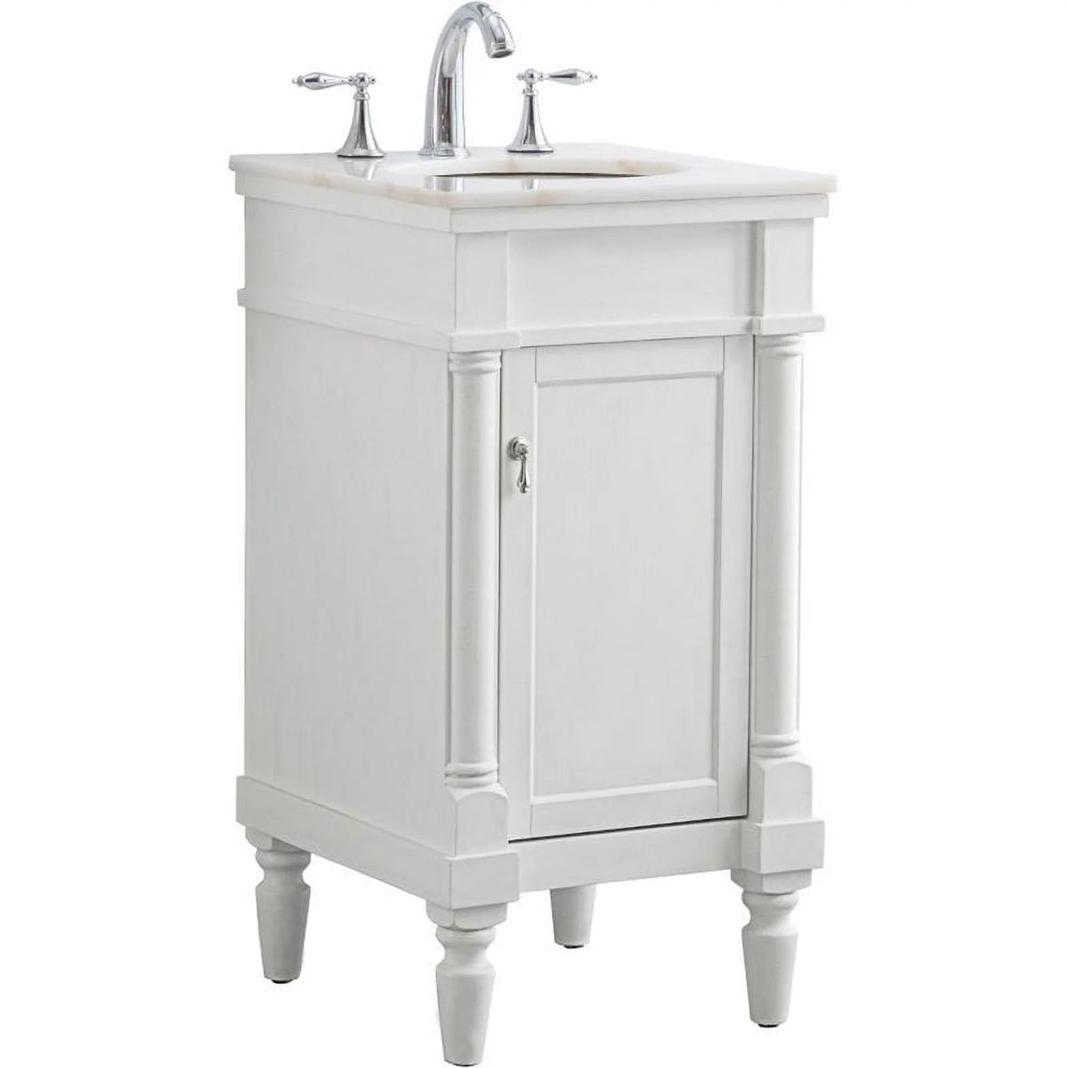18.5 inch single bathroom vanity in blue