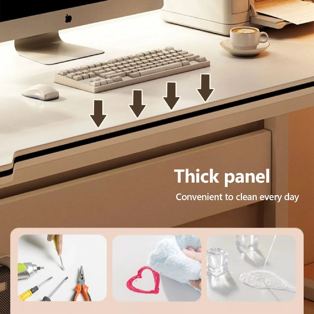 Gaming Desk Computer Writing Table Student Art Modren Simple Style PC Wood Suitable for Home, Office.