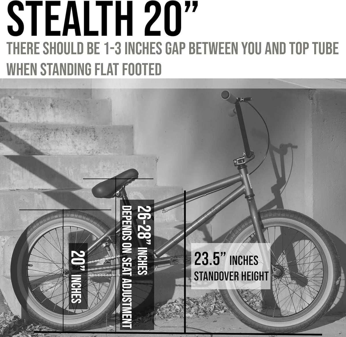 Elite BMX Bicycle 20” Freestyle Bike - Stealth Blue Purple Ideal for Ages 7 to 18 Years