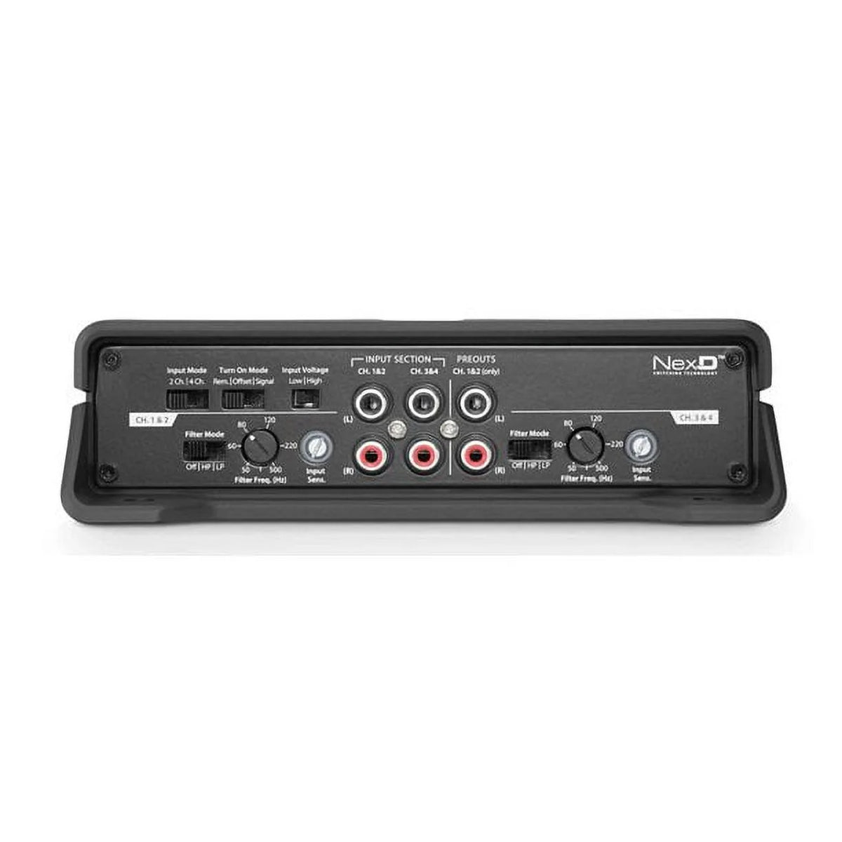 JL Audio JD400/4 JD Series 400W 4-Channel Class-D Car Audio Amplifier 4-Ch. Amp