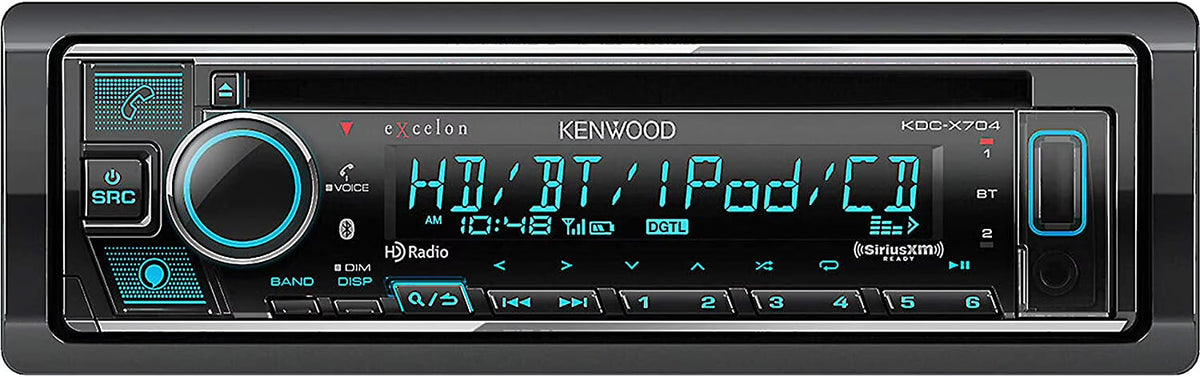Kenwood eXcelon KDC-X704 CD Receiver with Alexa