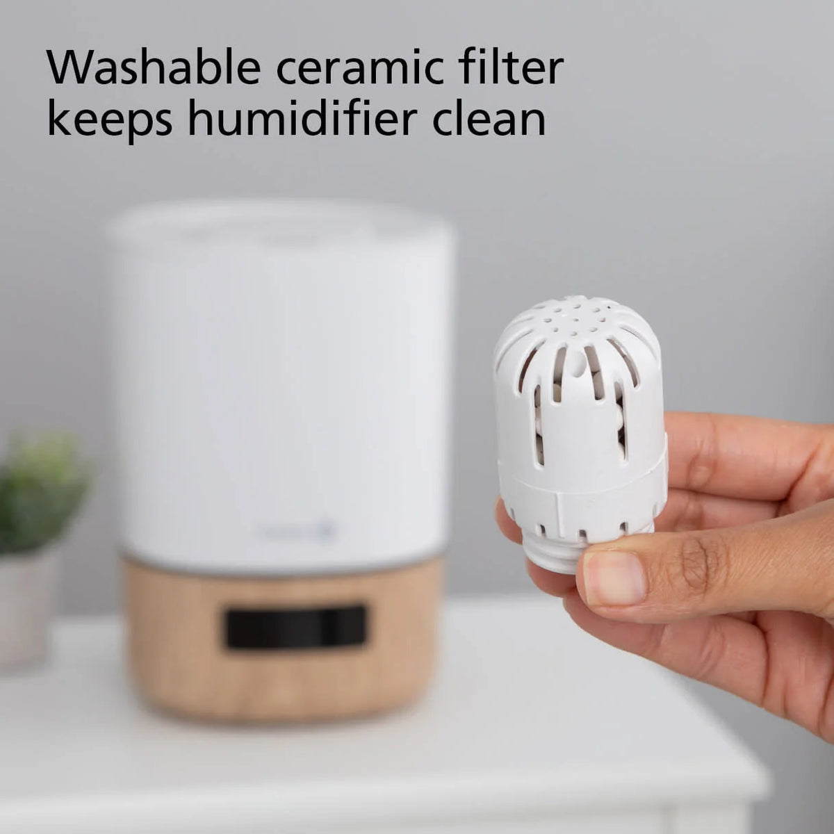 Safety 1???Smart Humidifier, Natural with White