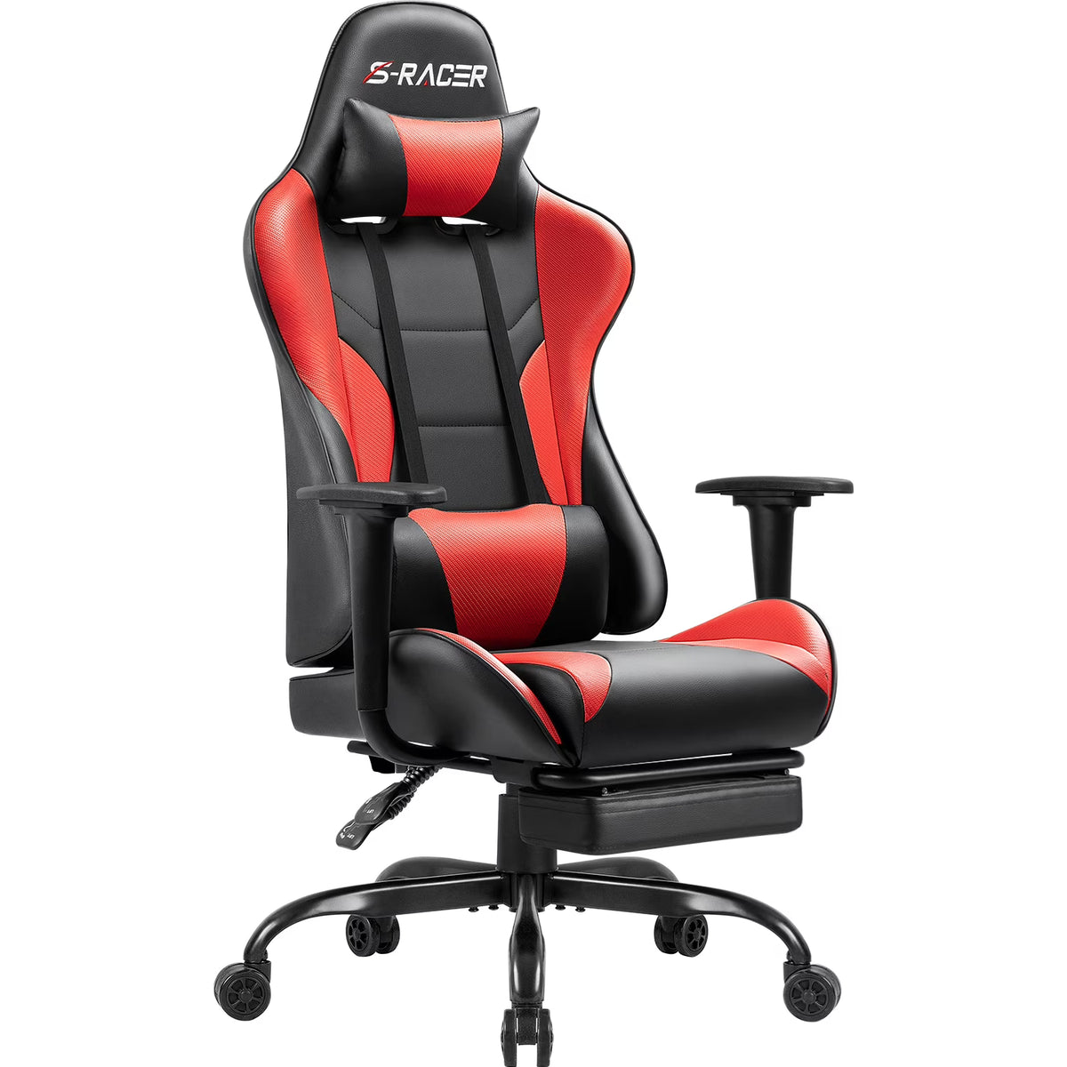 Lacoo High Back Gaming Chair Ergonomic Gaming Computer Chair,Black