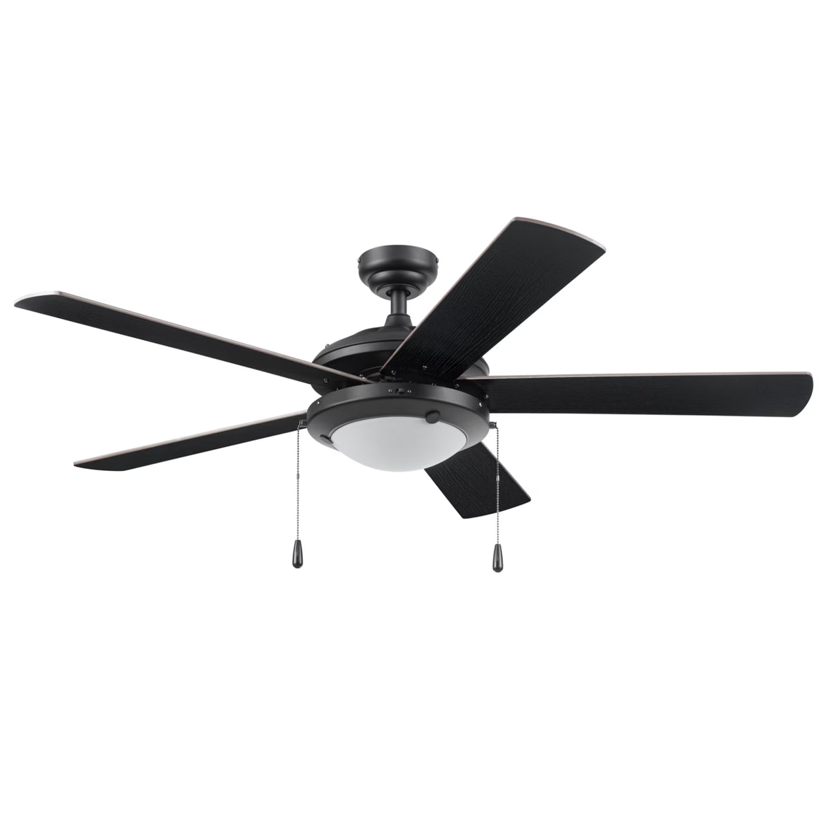 Mainstays 52" Transitional Satin Nickel Indoor Ceiling Fan with Light, Pull Chain Control & Reverse Airflow