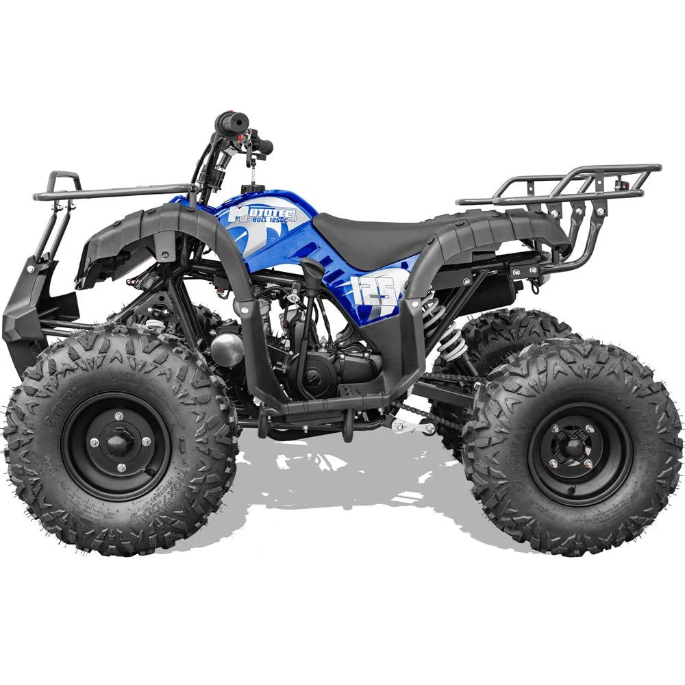 MotoTec Bull 125cc ATV with Front and Rear Racks