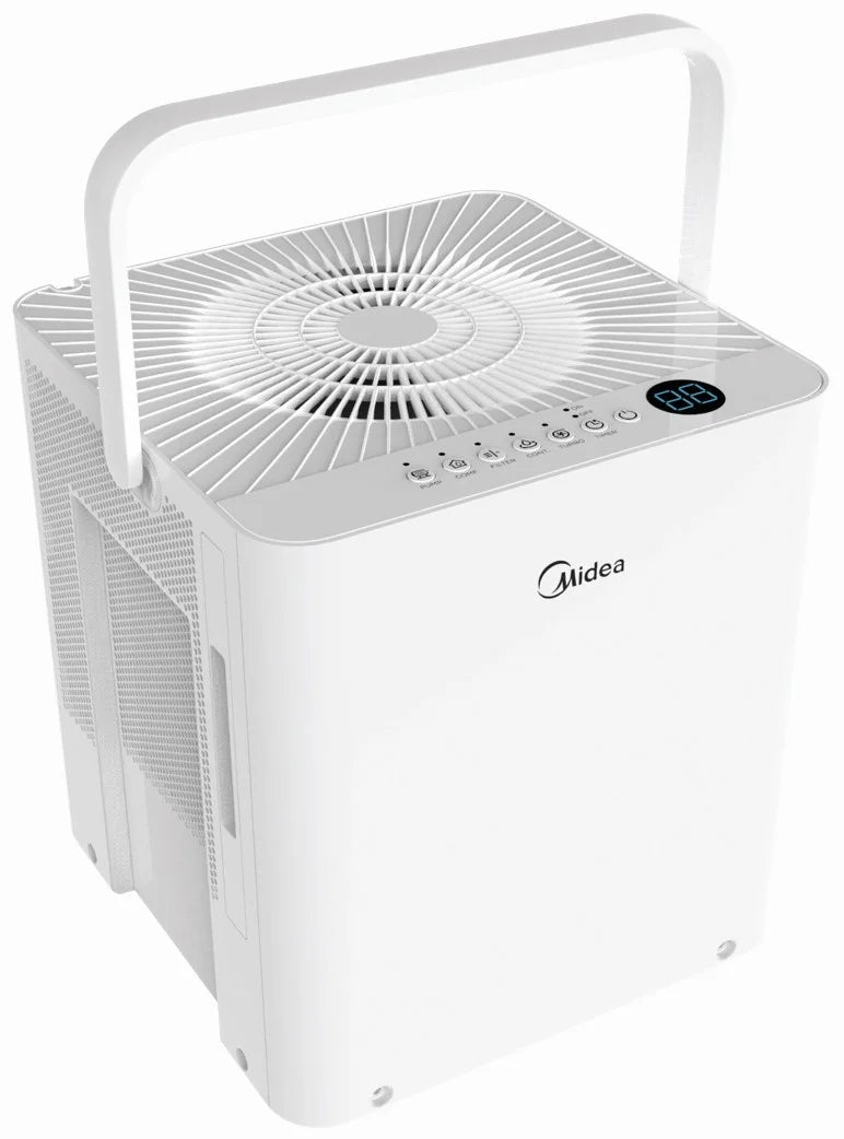 Midea Cube 20-Pint Smart Wi-Fi Dehumidifier, White, Automatic Shut-Off