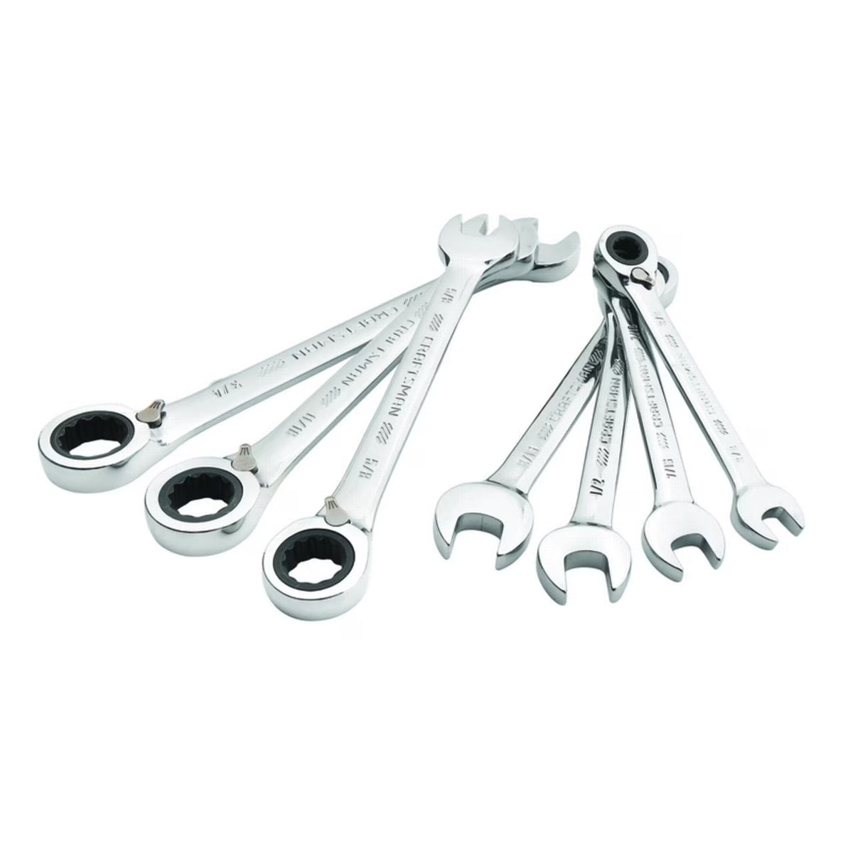 Craftsman Sae Reversible Ratcheting Wrench Set, 7 Piece