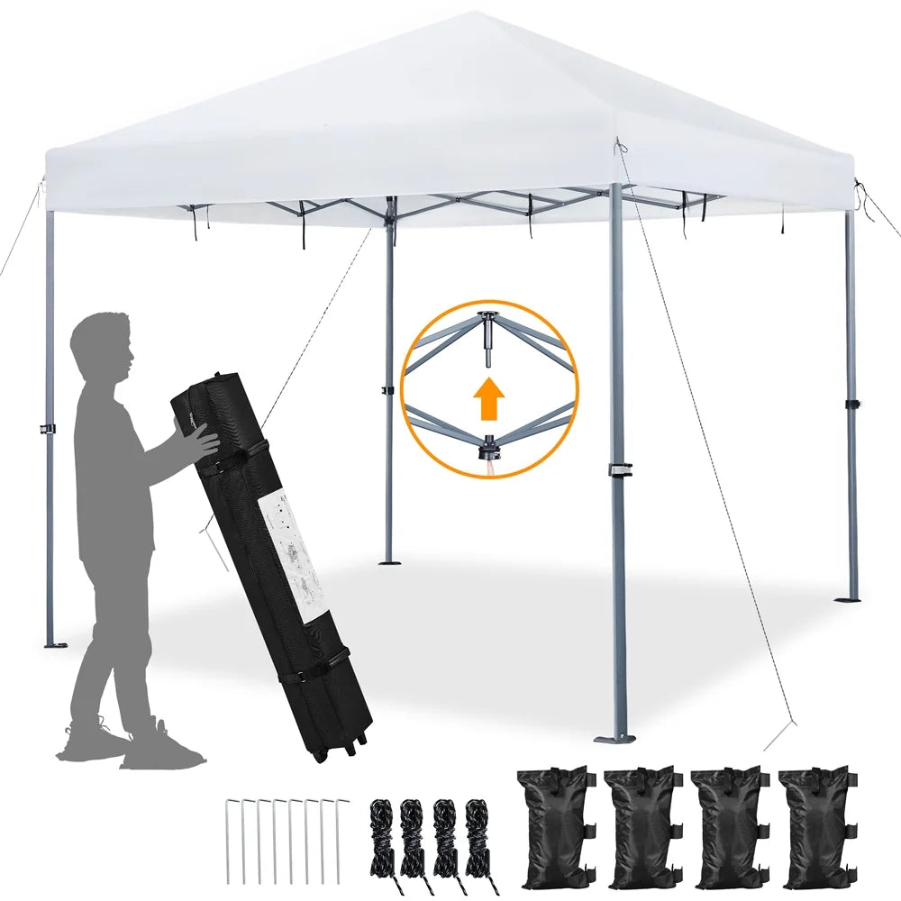Renwick 12x12ft Pop-up Canopy Tent, Blue