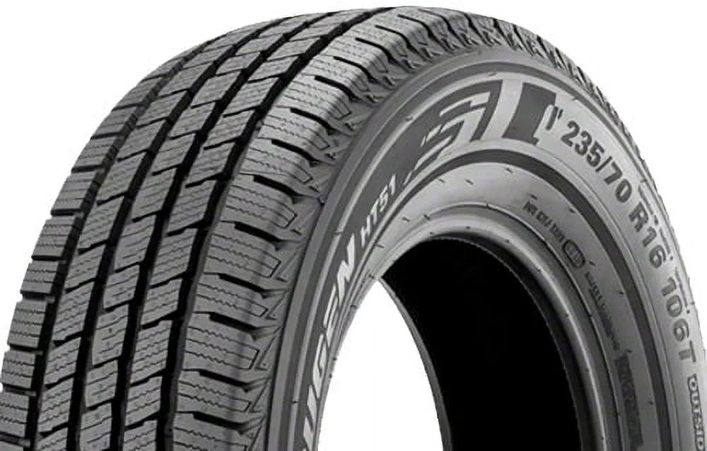 Pair of 2 Kumho Crugen HT51 235/60R17 102T All Season Tires 70000 Mileage, 3PMSF Rated 2208603 / 235/60/17 / 2356017 Fits: 2008-10 Honda Odyssey Touring, 2011-17 Toyota Sienna XLE