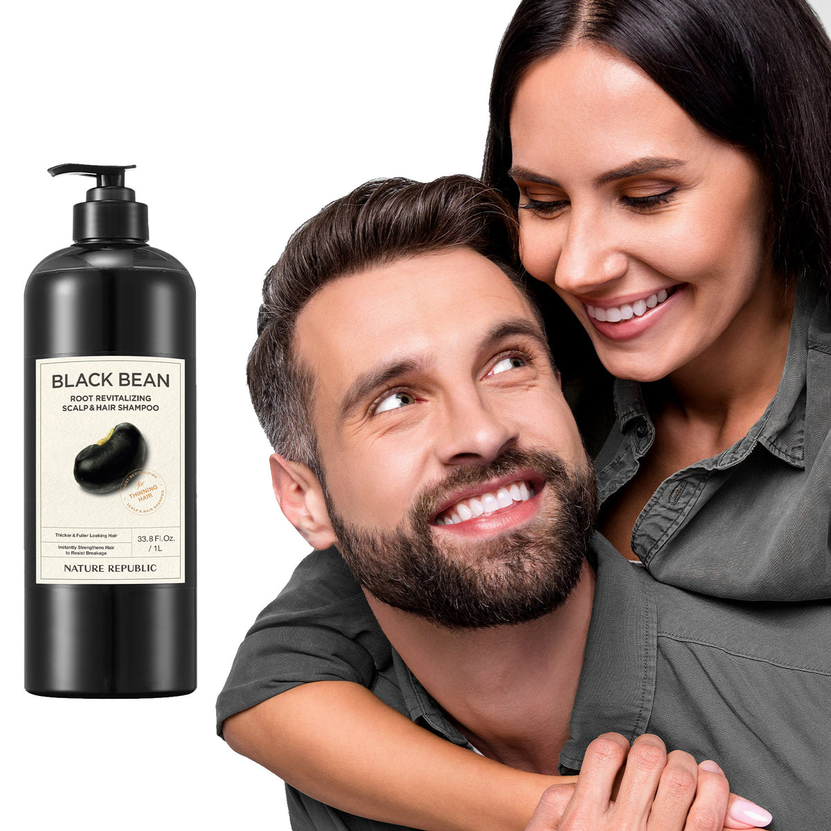Nature Republic Black Bean Anti-Hair Loss Shampoo, 33.8 fl oz