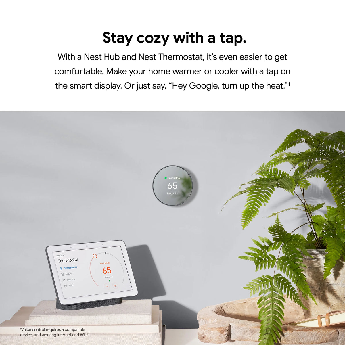 Google Nest  Thermostat - Smart Programmable Wi-Fi GA01334-US - Snow
