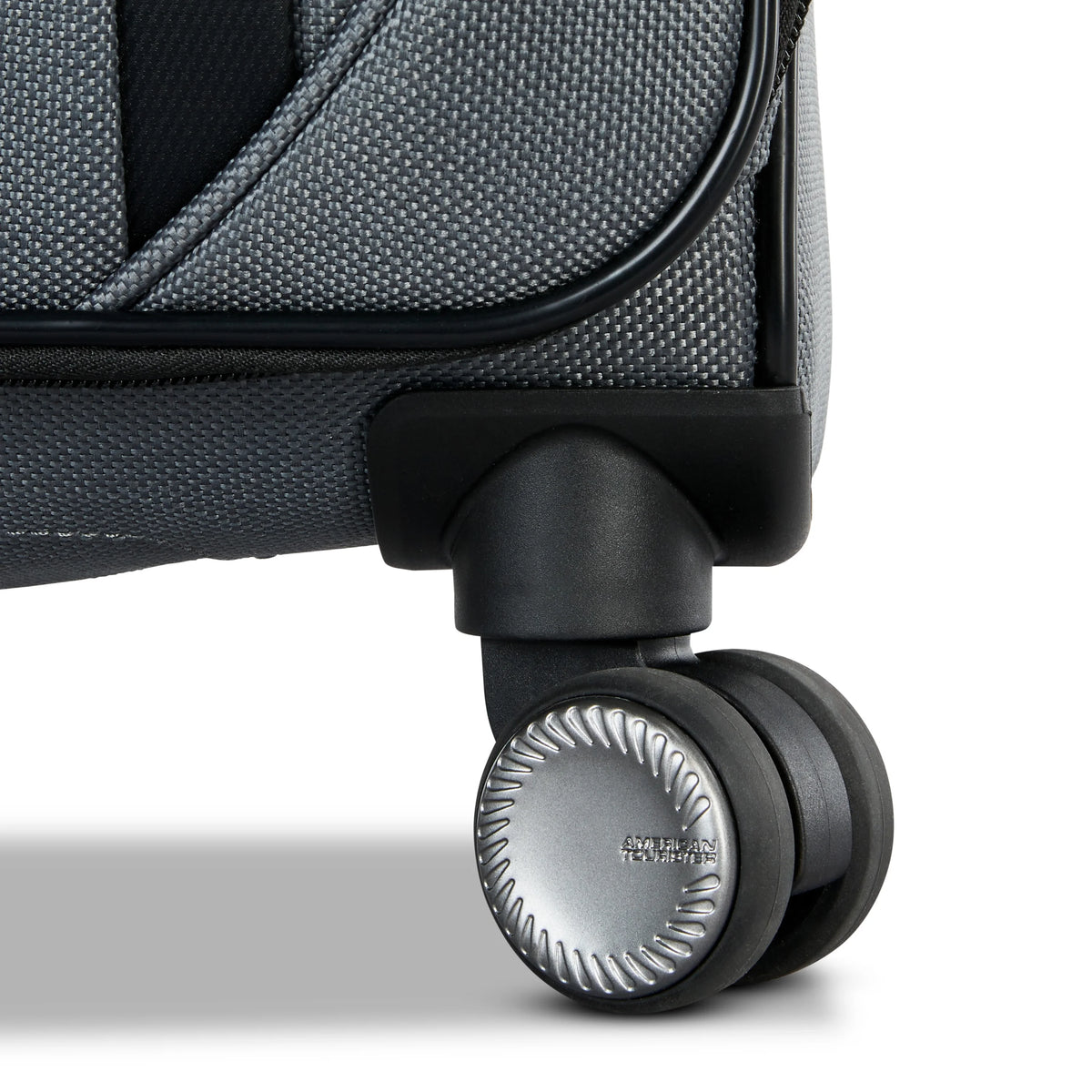 American Tourister Dash XLT Softside Carry On Luggage with Spinner Wheels Single Piece - Black