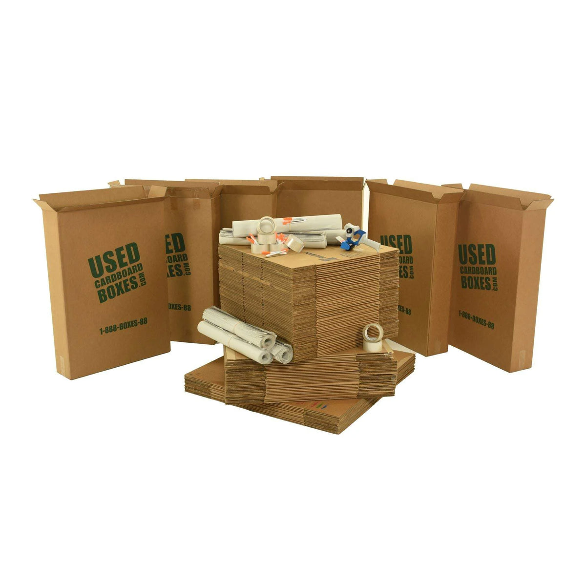 8 Bedroom Moving Kit - 144 Moving Boxes
