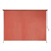 Coolaroo Light Filtering/Energy Efficient Polyethylene Roller Window Shades, Red, 2.95 in x 8'