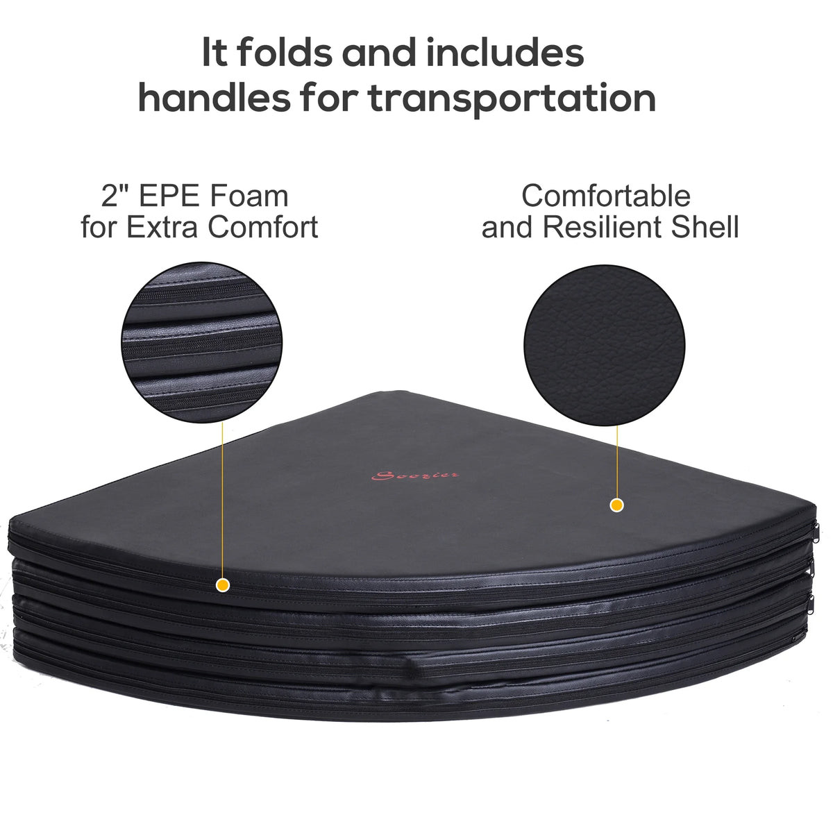 Soozier Extra-Protective Pole Dance Mat, Pole Crash Mat