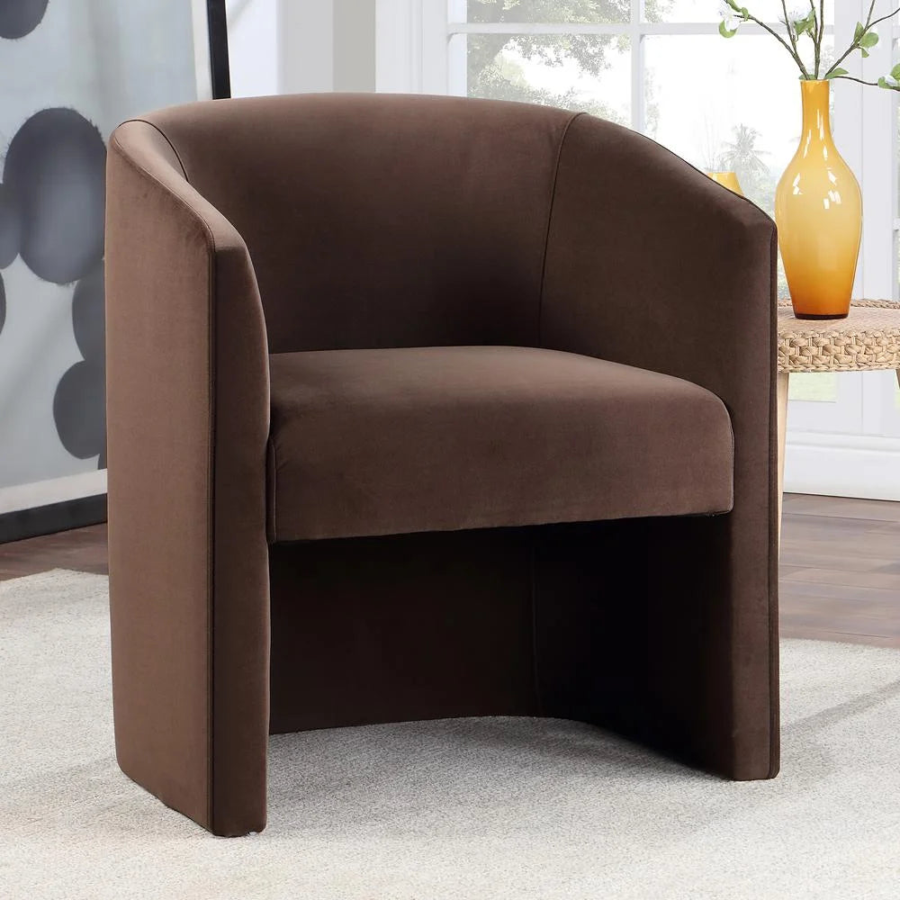 Steve Silver Iris Modern Upholstered Dining Chair, Indigo