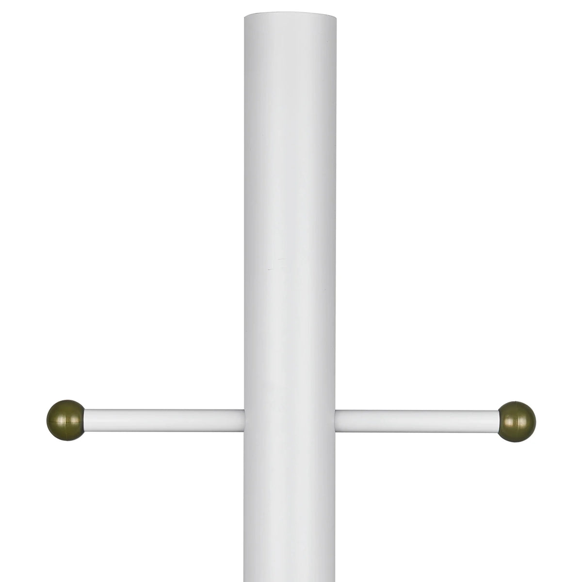 Design House 80" Traditional Weather-Resistant Outdoor Lamp Post with Cross Arm, Black