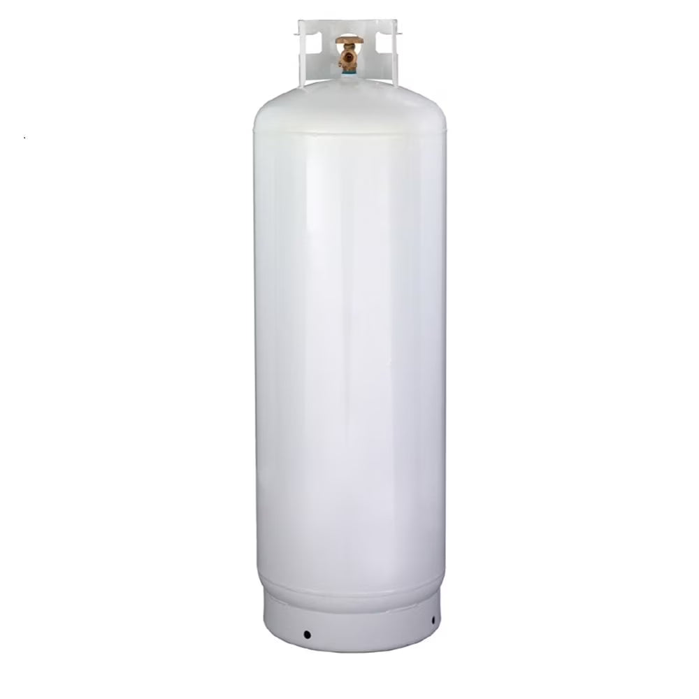 New 100 lb Steel Propane Tank with POL Valve - Ships Empty